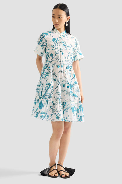 Botanical Tiered Short Dress