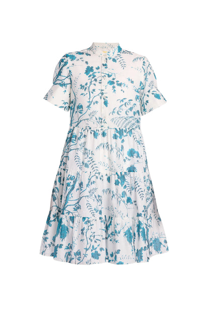 Botanical Tiered Short Dress