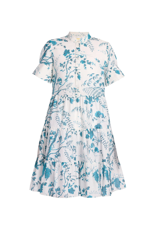 Botanical Tiered Short Dress