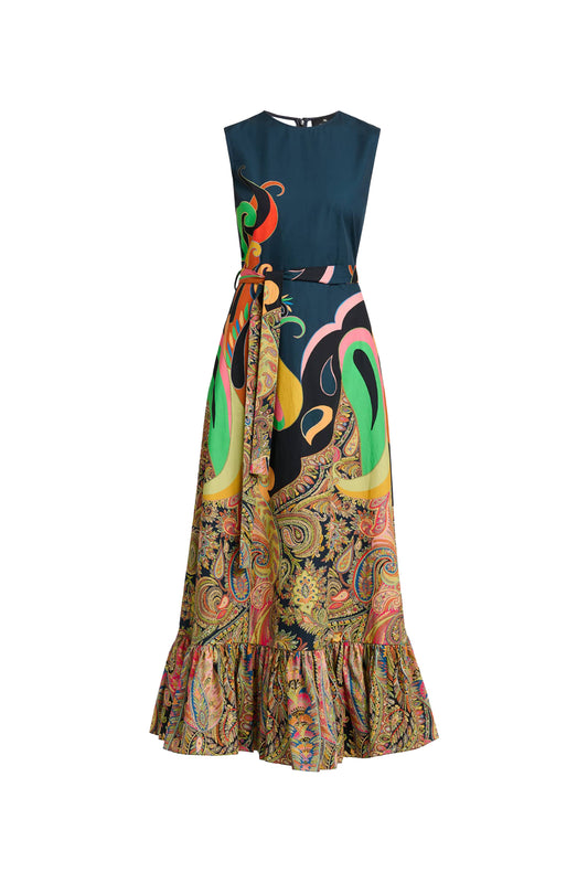 A-Line Flounce Hem Dress