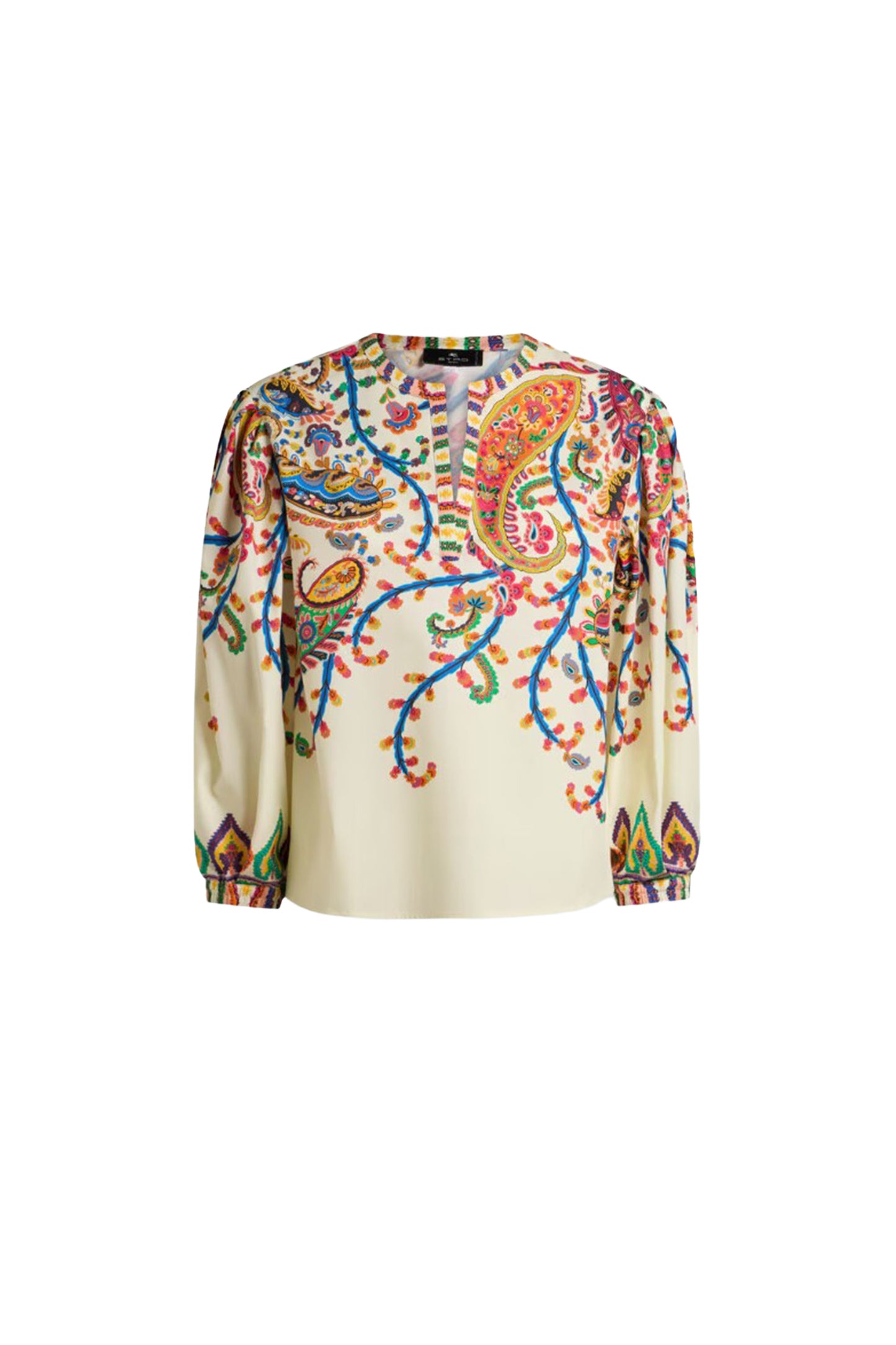 Boxy Fit Top with Puff Sleeves