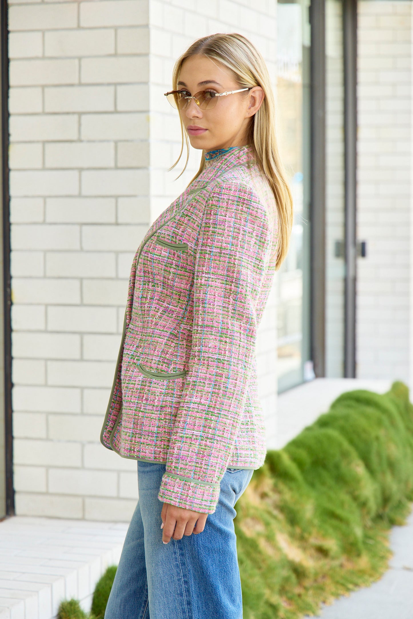 Fitted Jacket with Trim