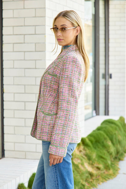 Fitted Jacket with Trim