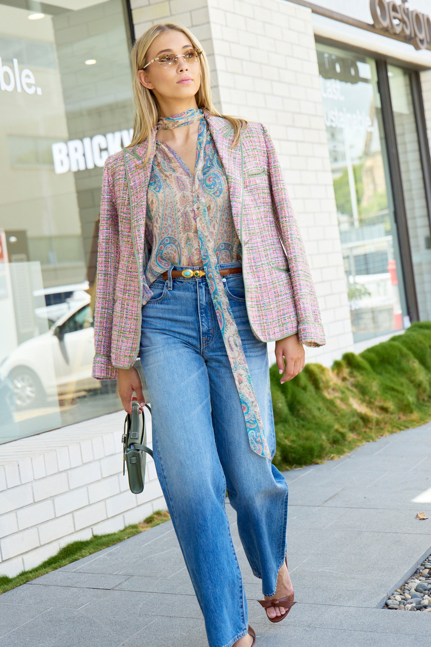 Fitted Jacket with Trim