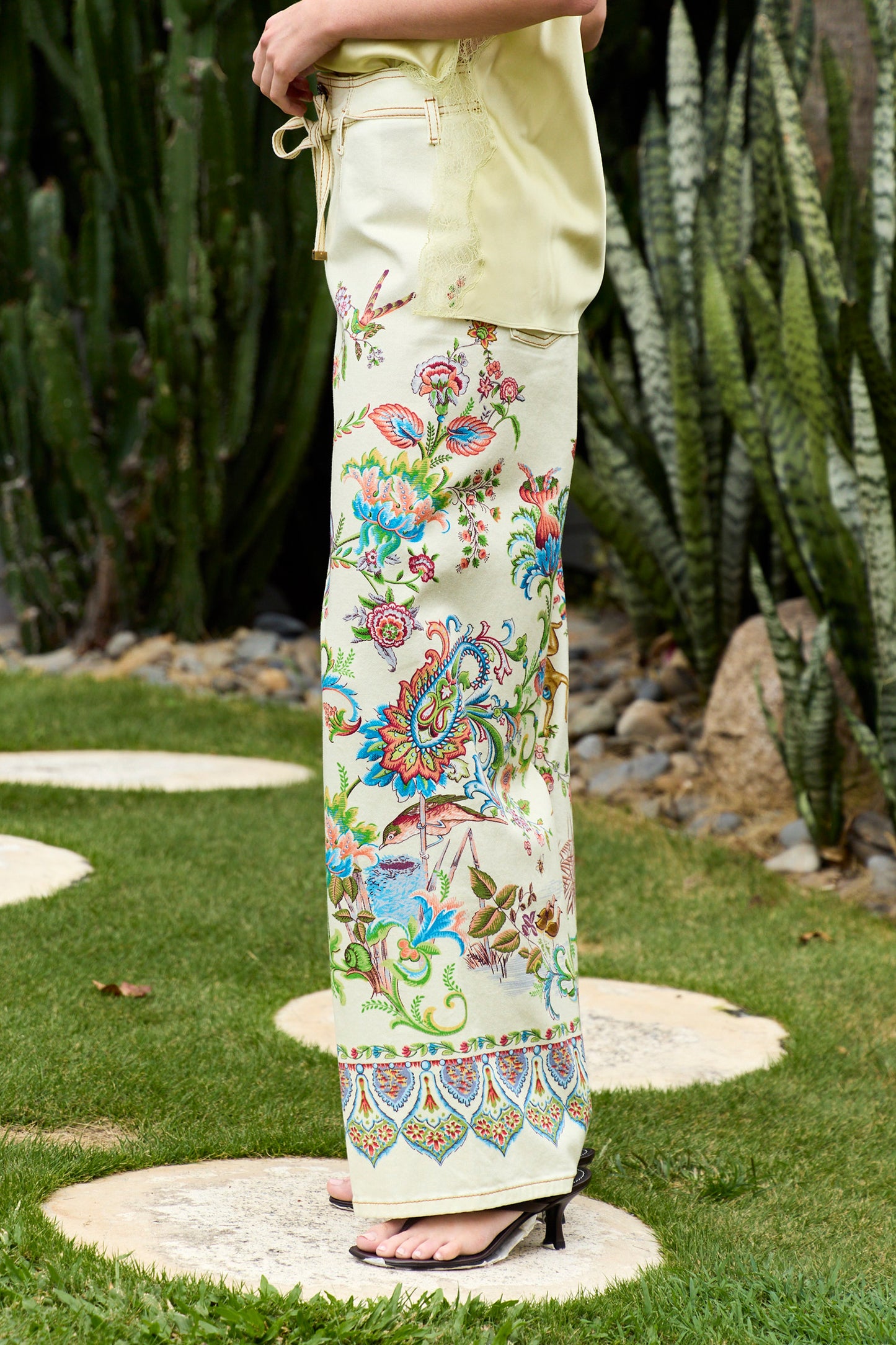 Flora & Fauna Wide Leg Jean