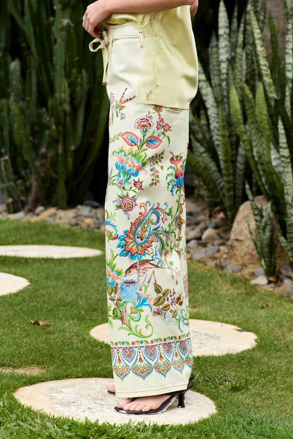 Flora & Fauna Wide Leg Jean