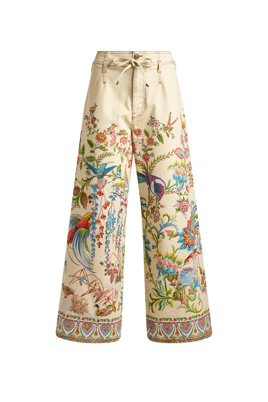 Flora & Fauna Wide Leg Jean