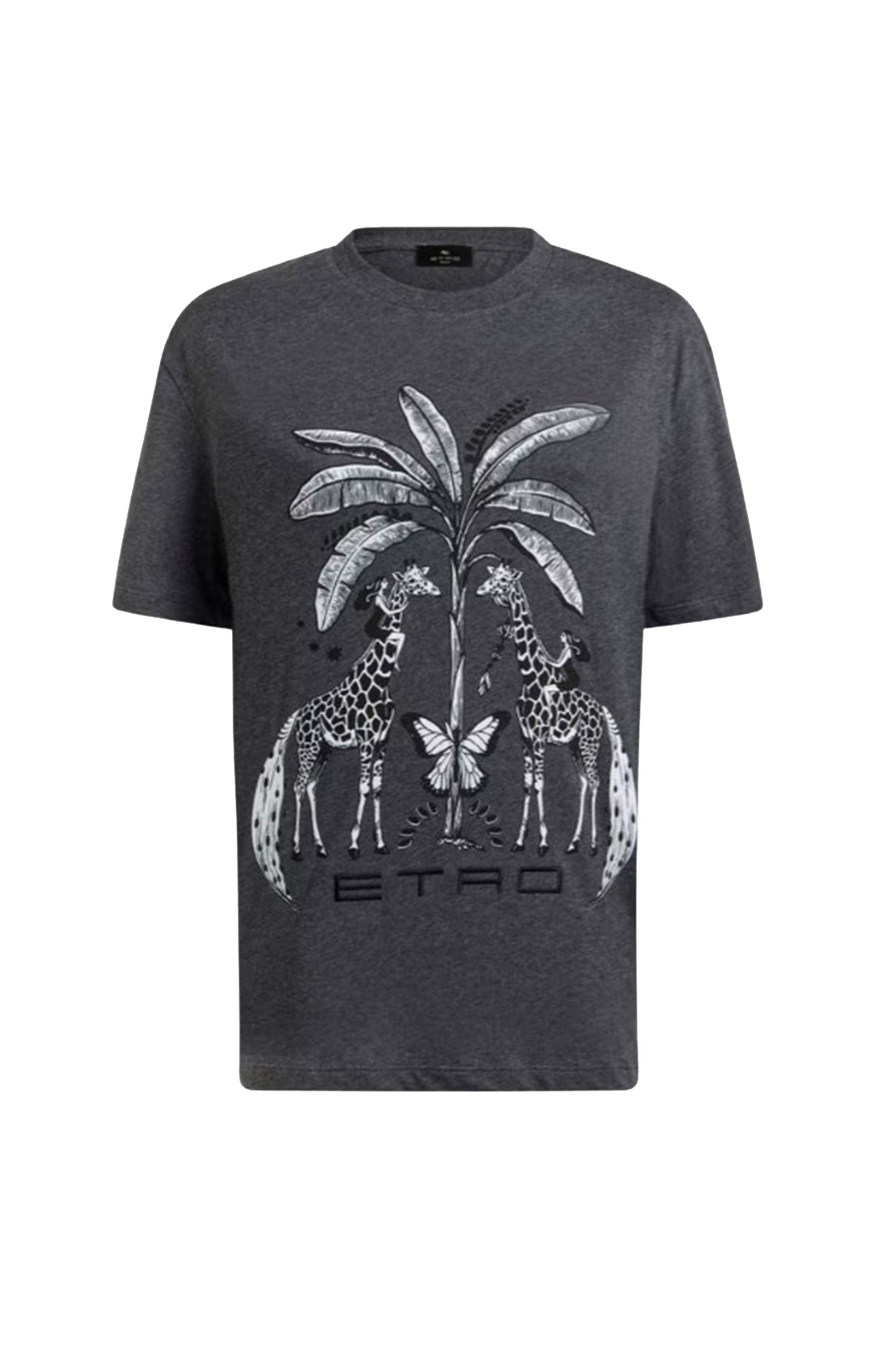 Giraffe Print Jersey T-Shirt