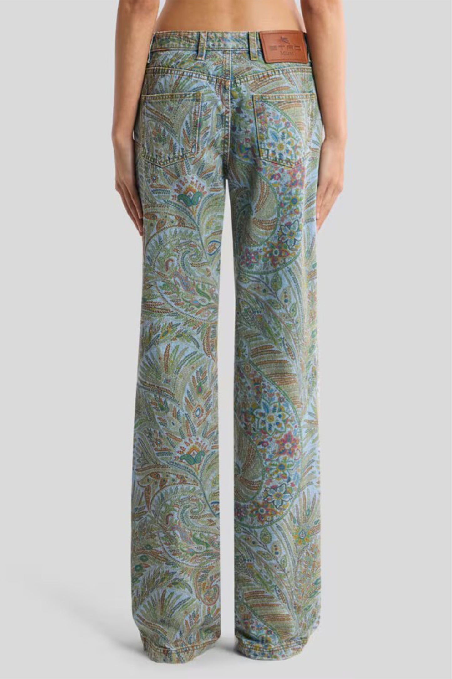 Leafy Paisley Jean