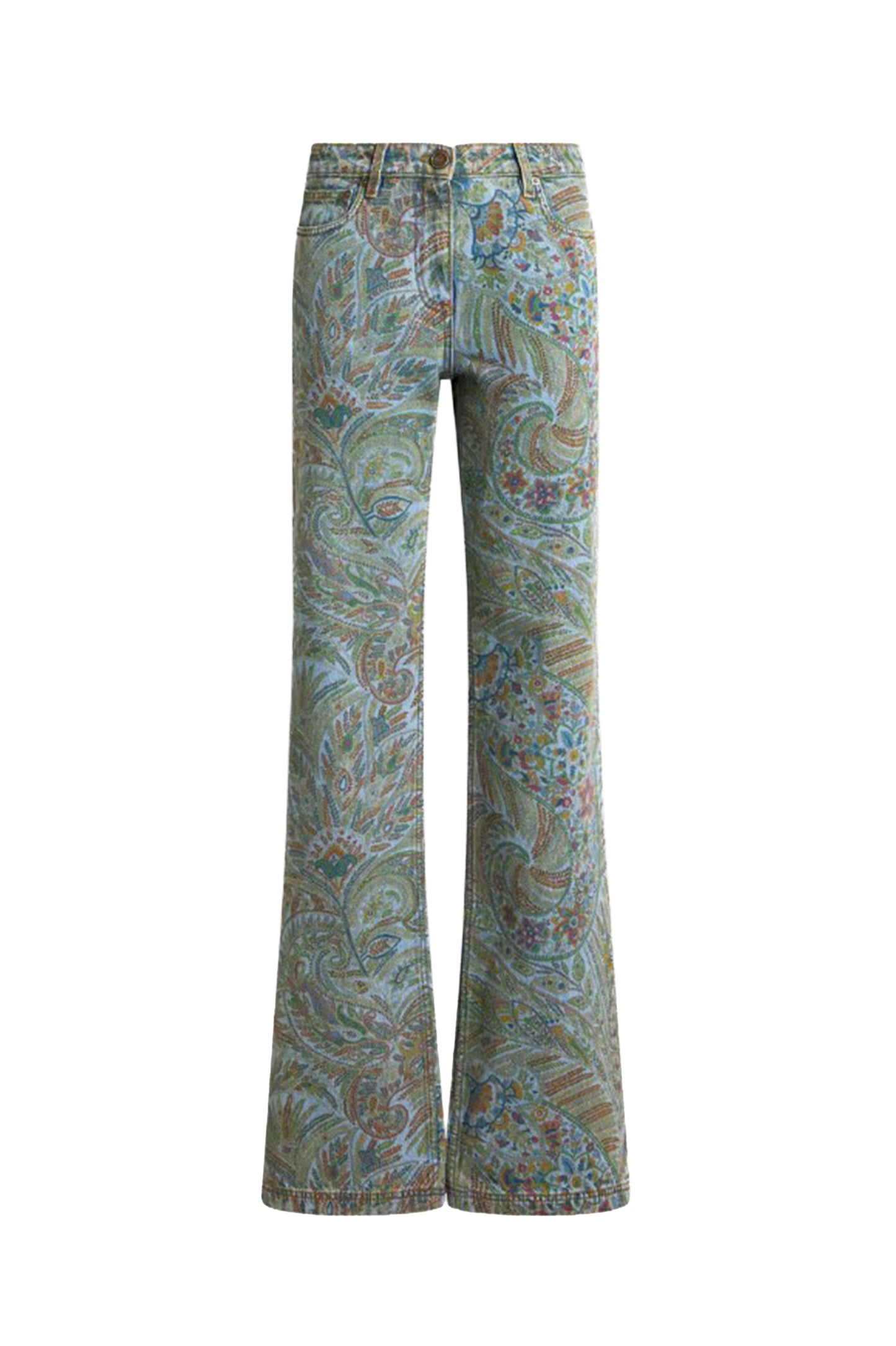 Leafy Paisley Jean
