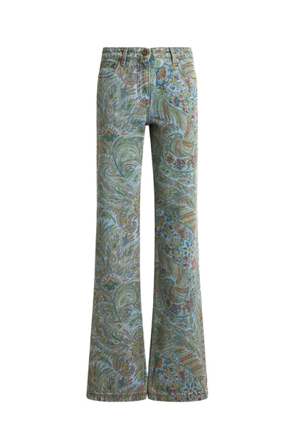 Leafy Paisley Jean