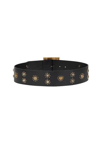 Leather Studs Belt