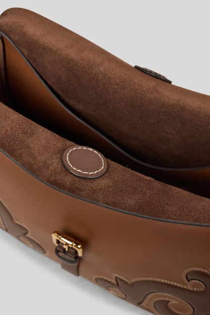 Medium Leather Pony Bag