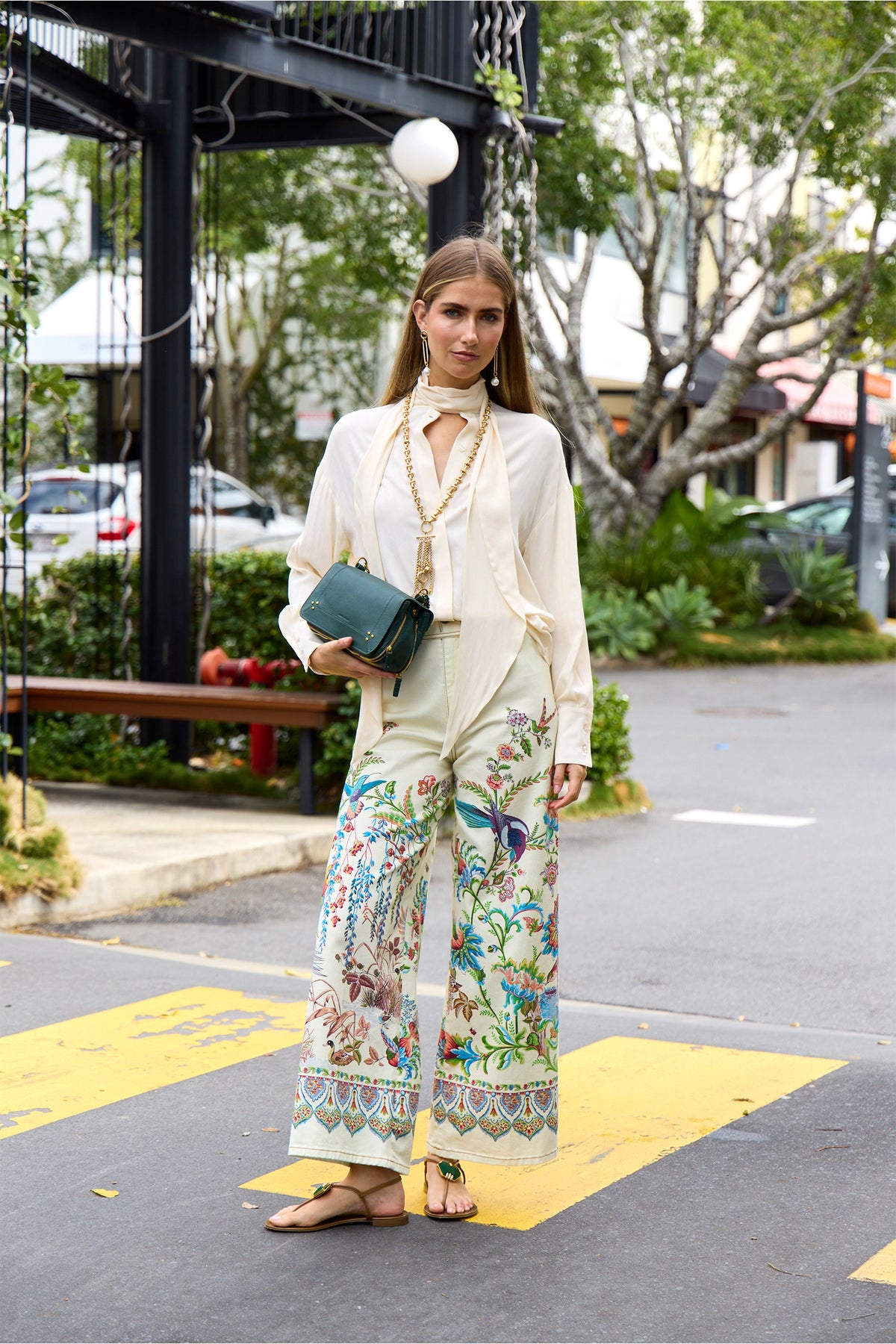 Neck Tie Blouse