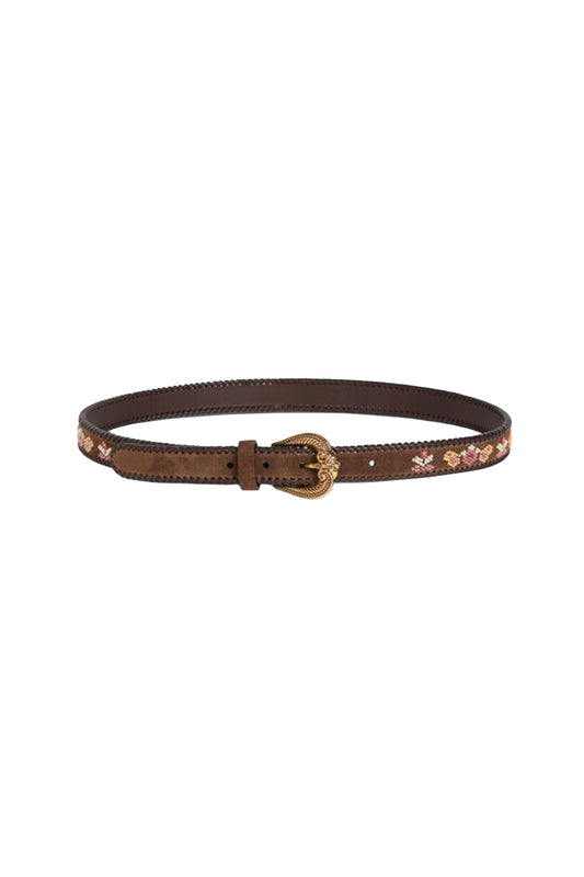 Paisley Embroidered Belt