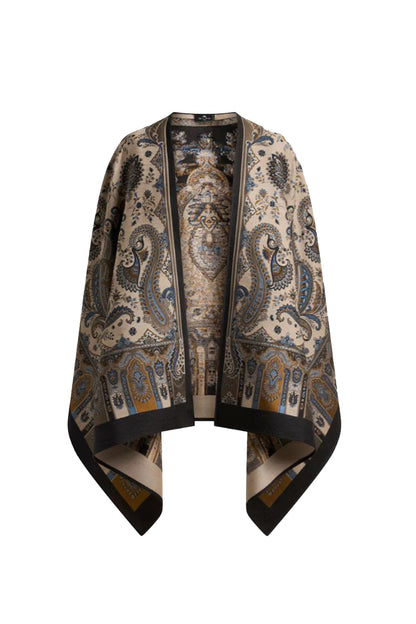 Paisley Print Cape