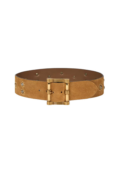 Suede Studs Belt