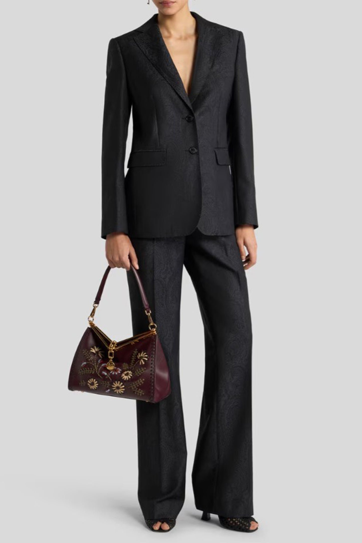 Tone on Tone Jacquard Jacket