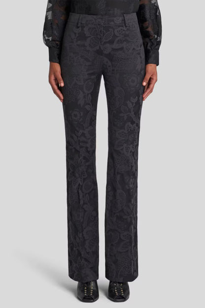 Tone on Tone Jacquard Trouser