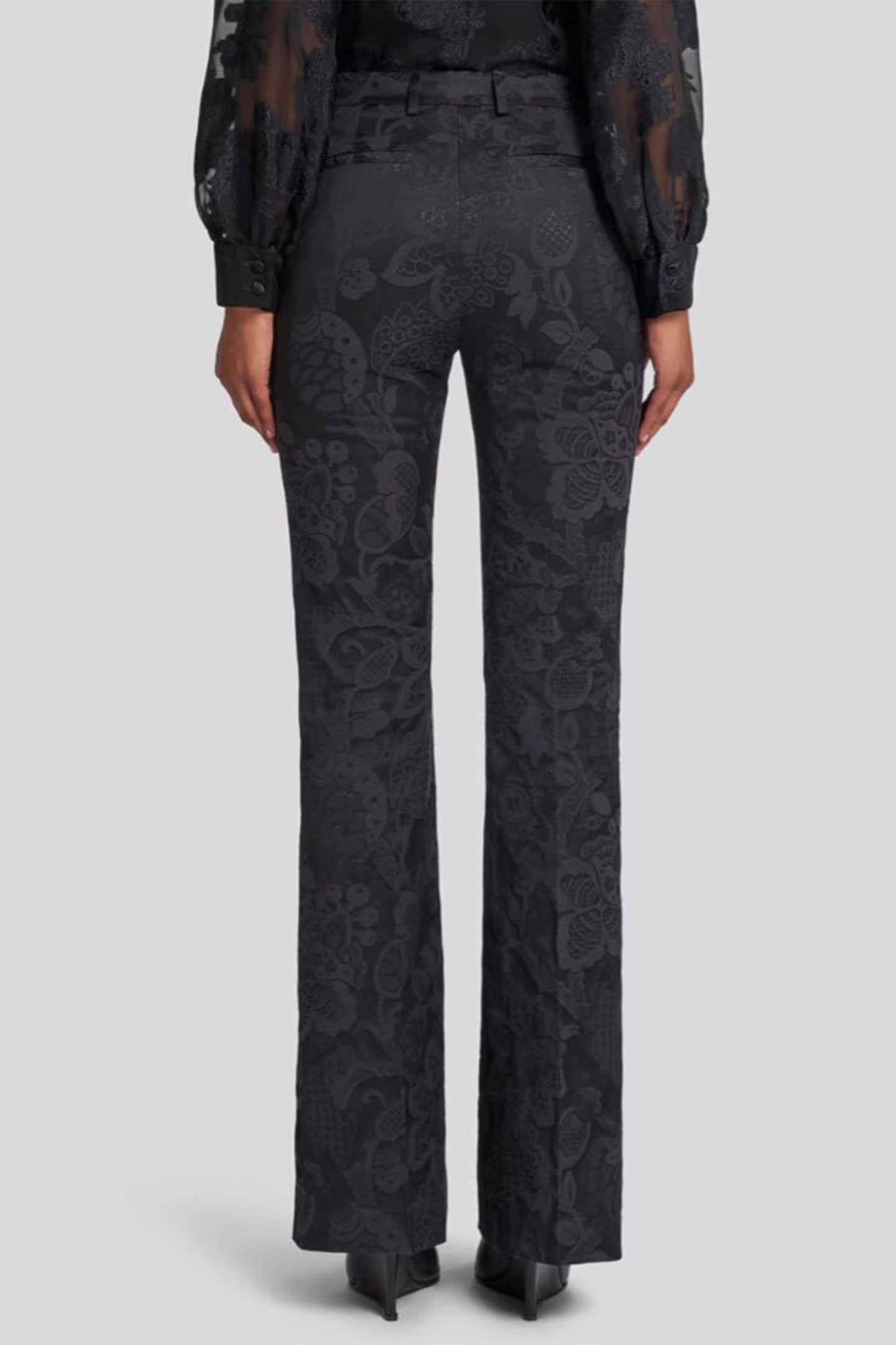 Tone on Tone Jacquard Trouser