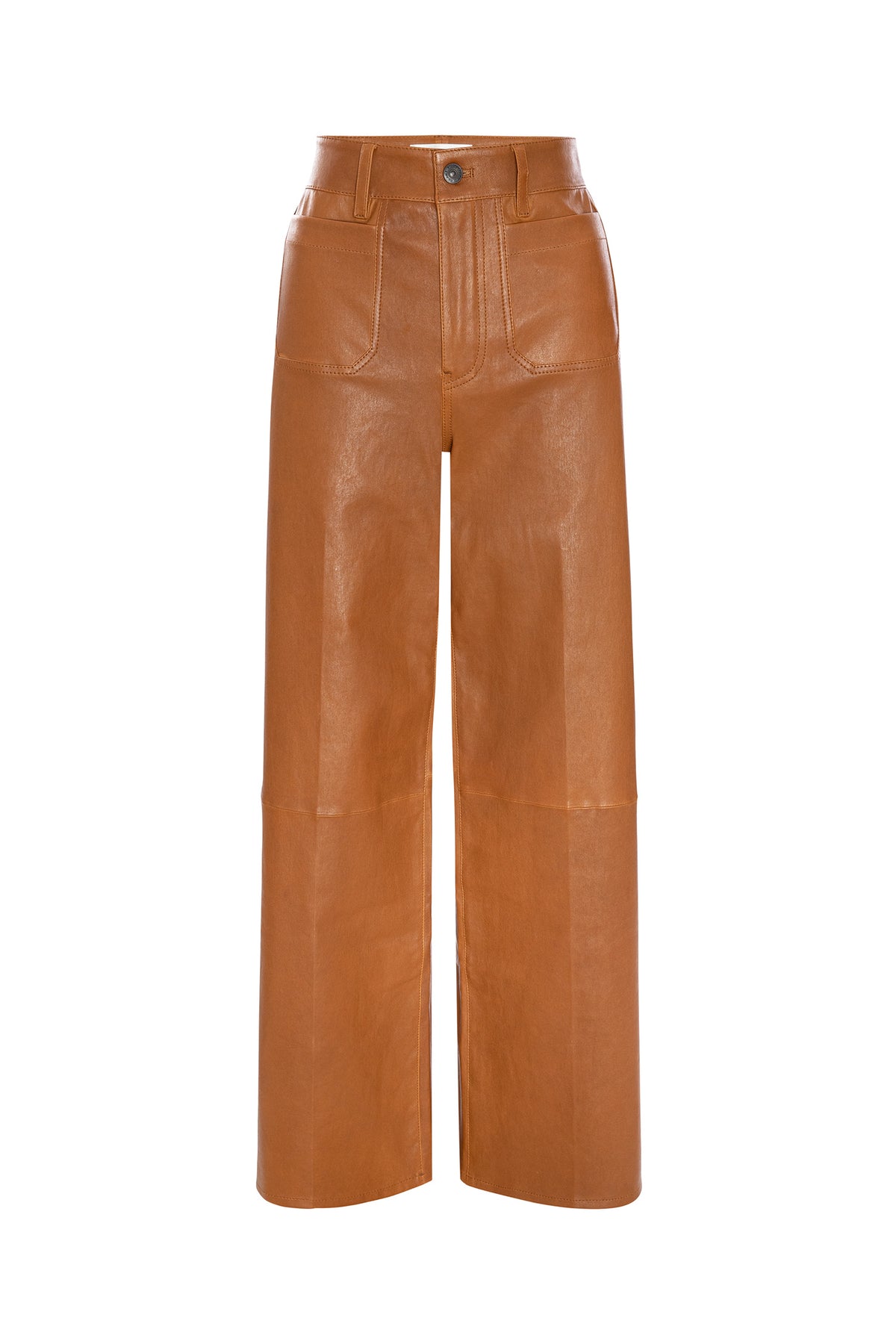 The Leather Slim Palazzo Modernist Pocket