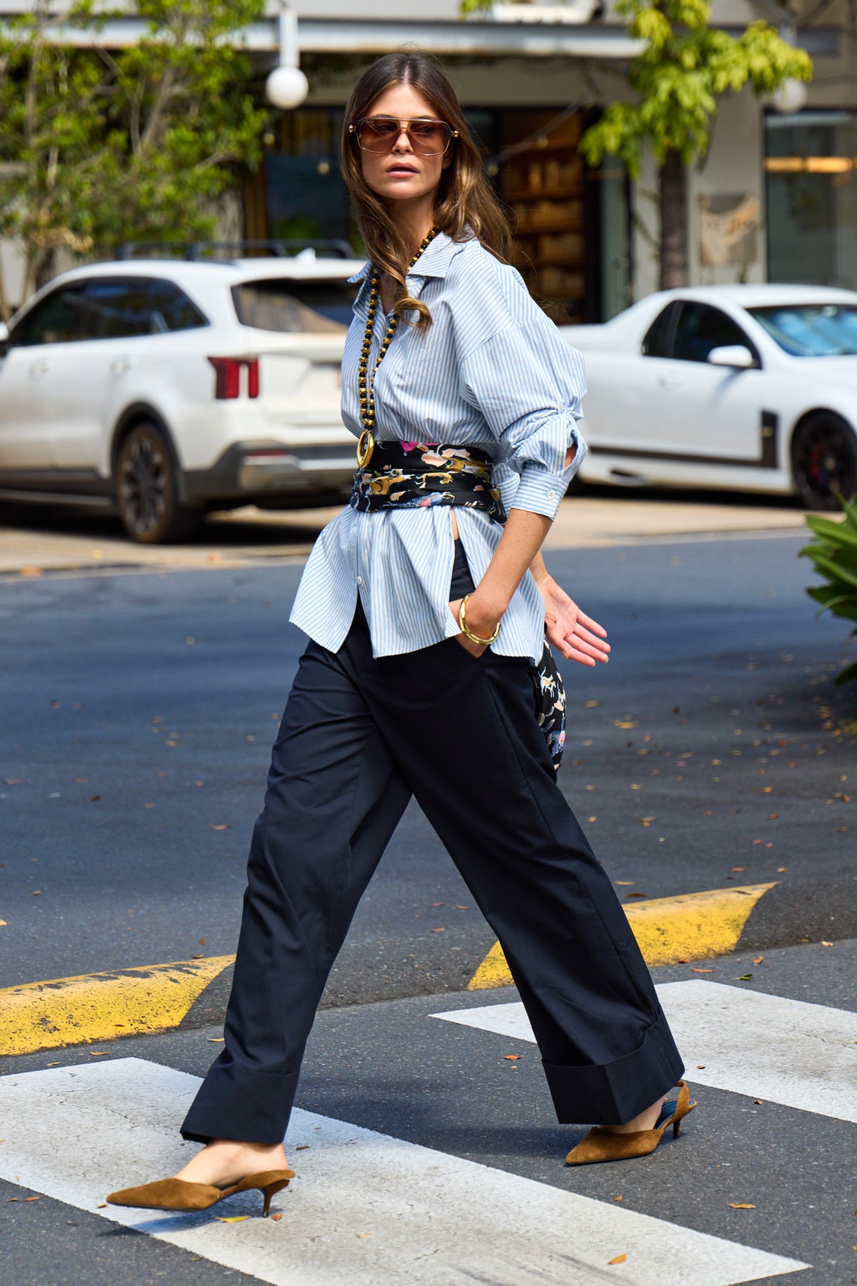 The Slim Palazzo Trouser