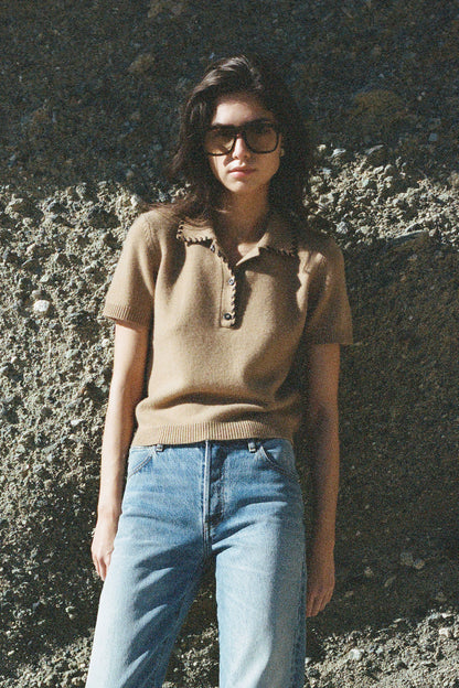 The Leather Stitch Polo