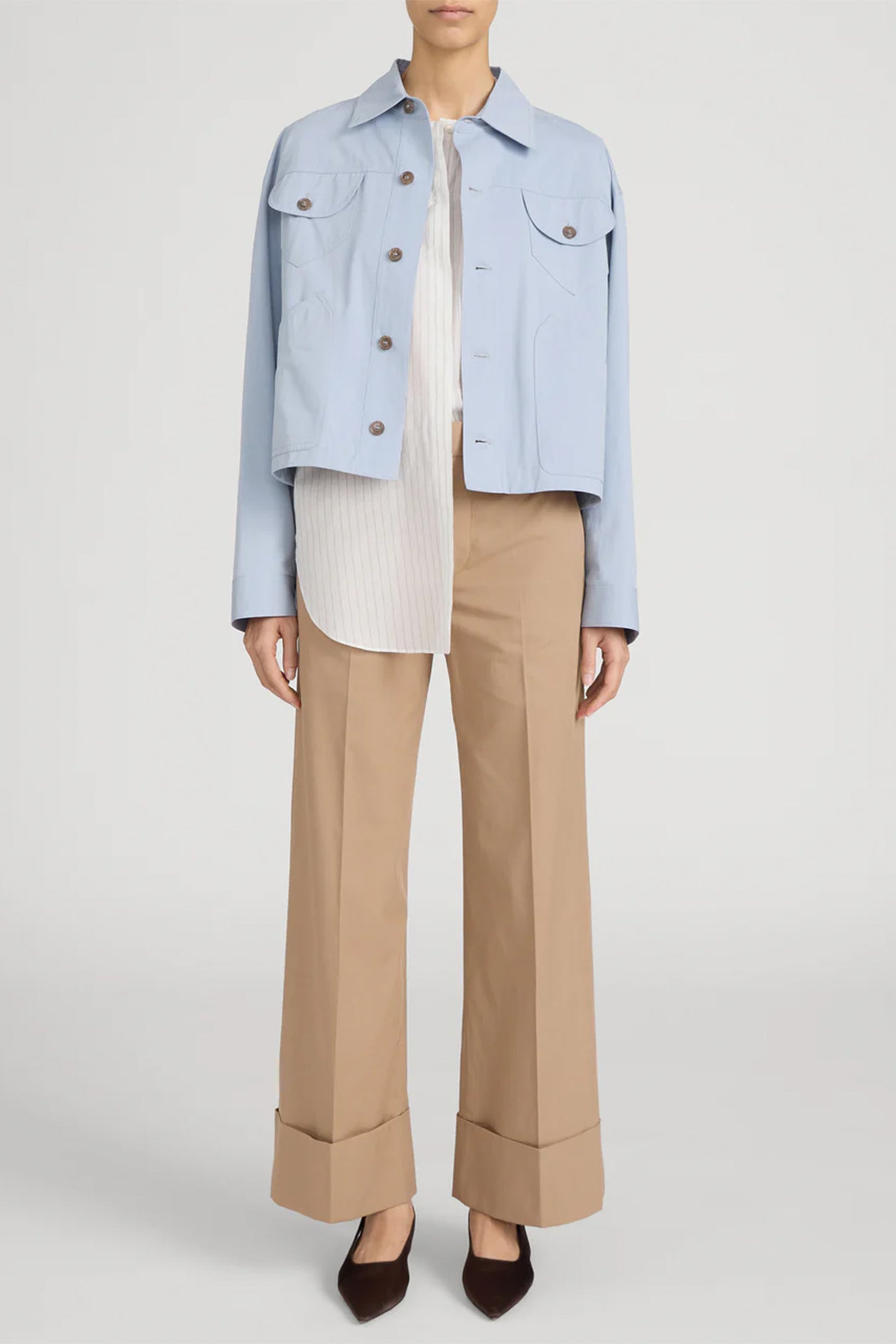 The Slim Palazzo Trouser