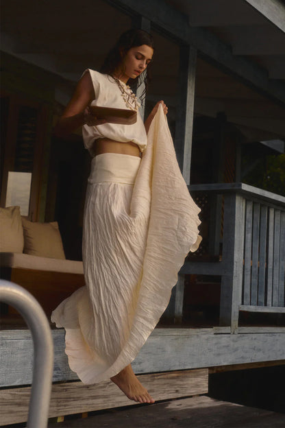 Light and Sound Ankle Skirt