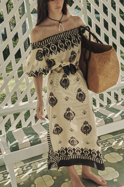 Harbor Hues Ankle Dress