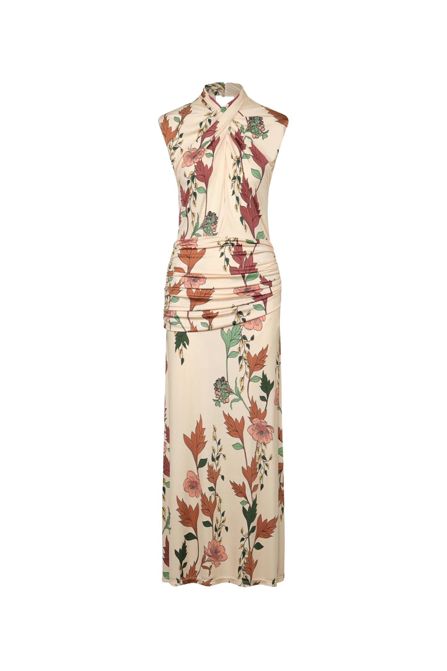 Hibiscus Compass Ankle Dress