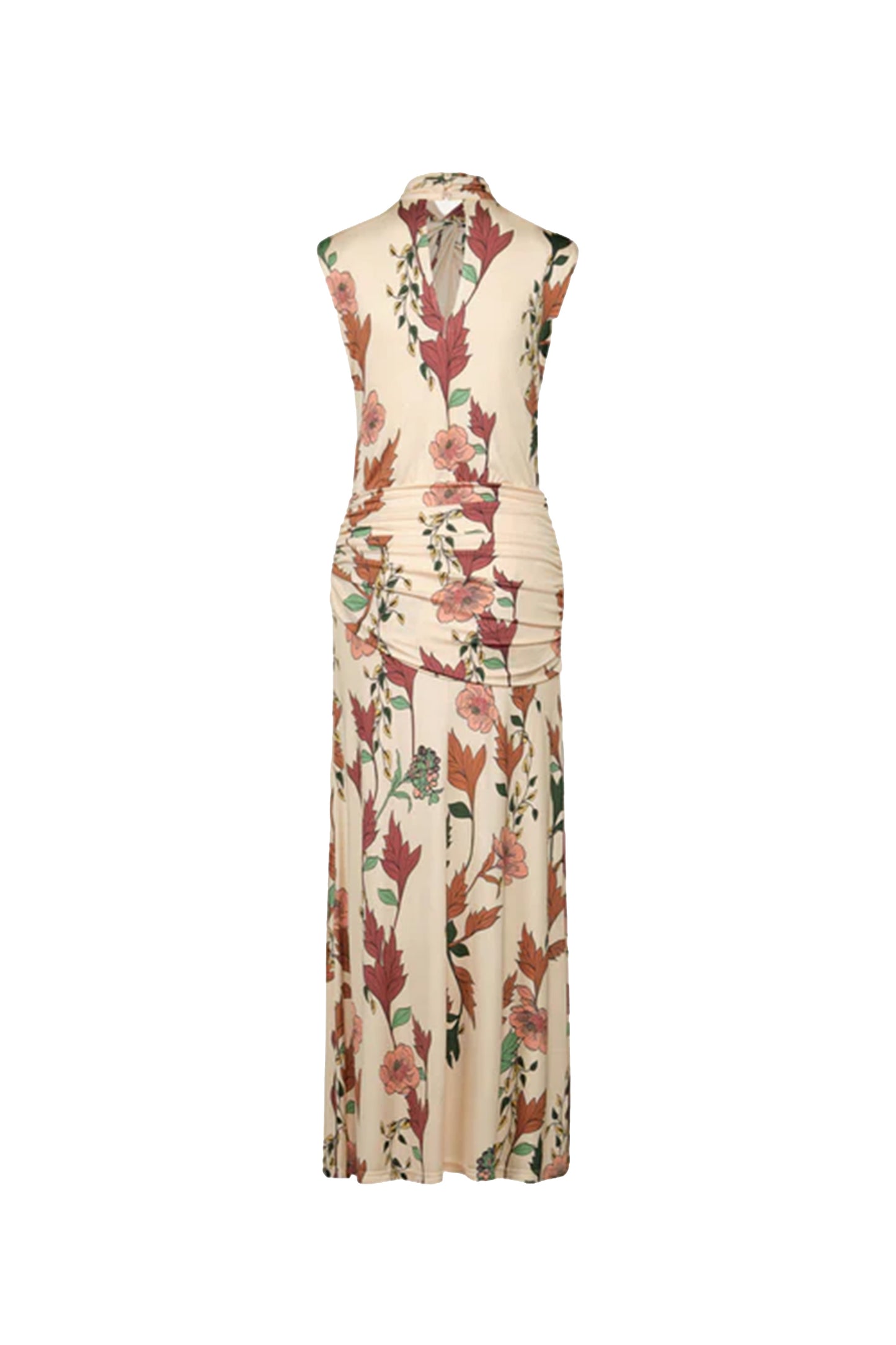 Hibiscus Compass Ankle Dress