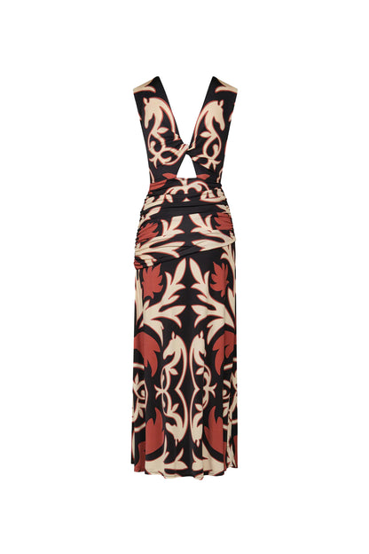 Horizonte Mistico Midi Dress