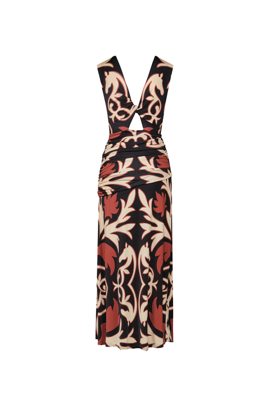 Horizonte Mistico Midi Dress