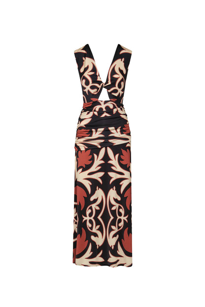 Horizonte Mistico Midi Dress