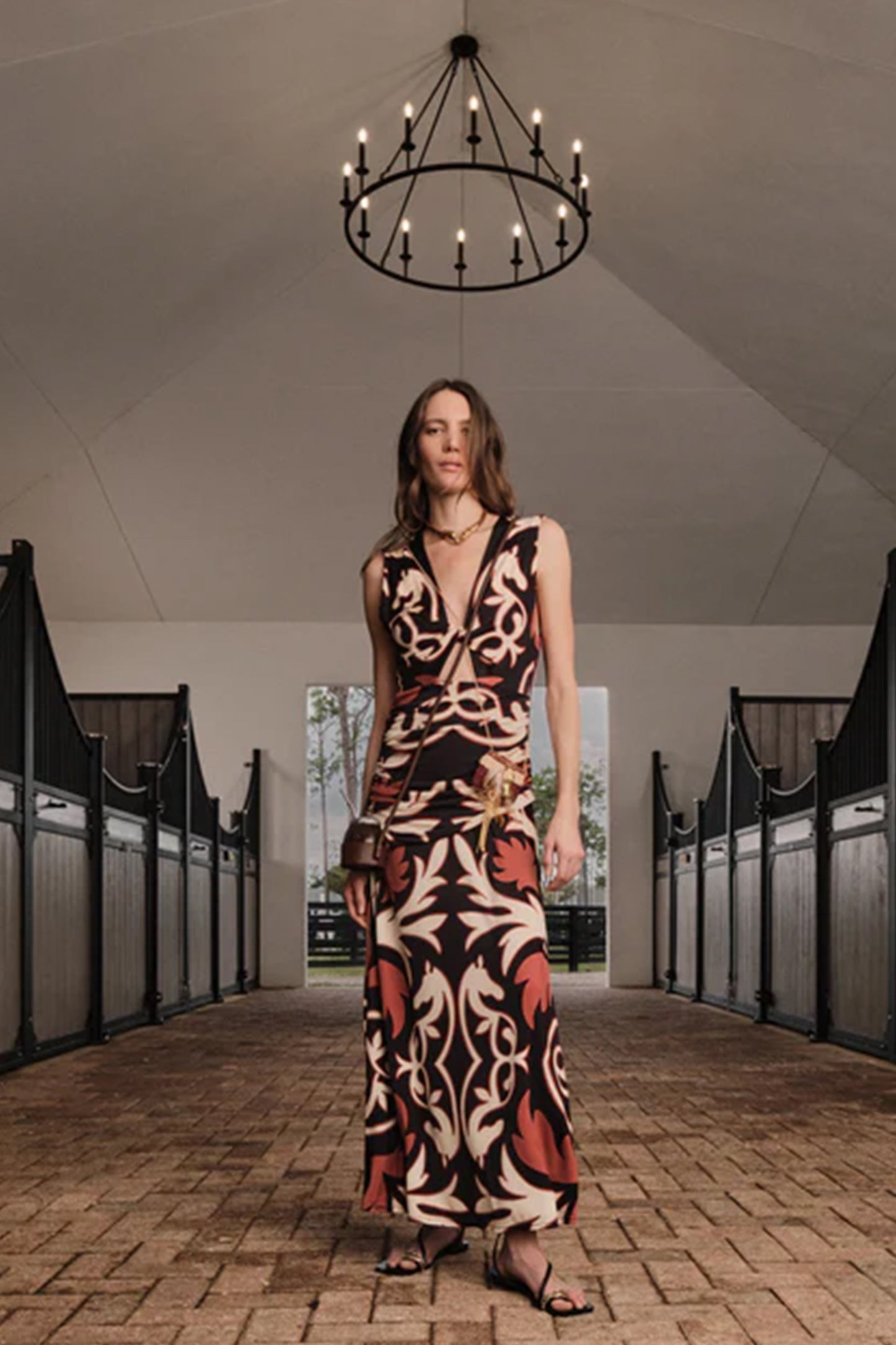 Horizonte Mistico Midi Dress