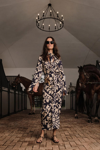 Unmooring Wrap Dress
