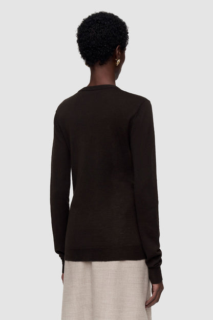 Round Neck L/S Cashair Sweater