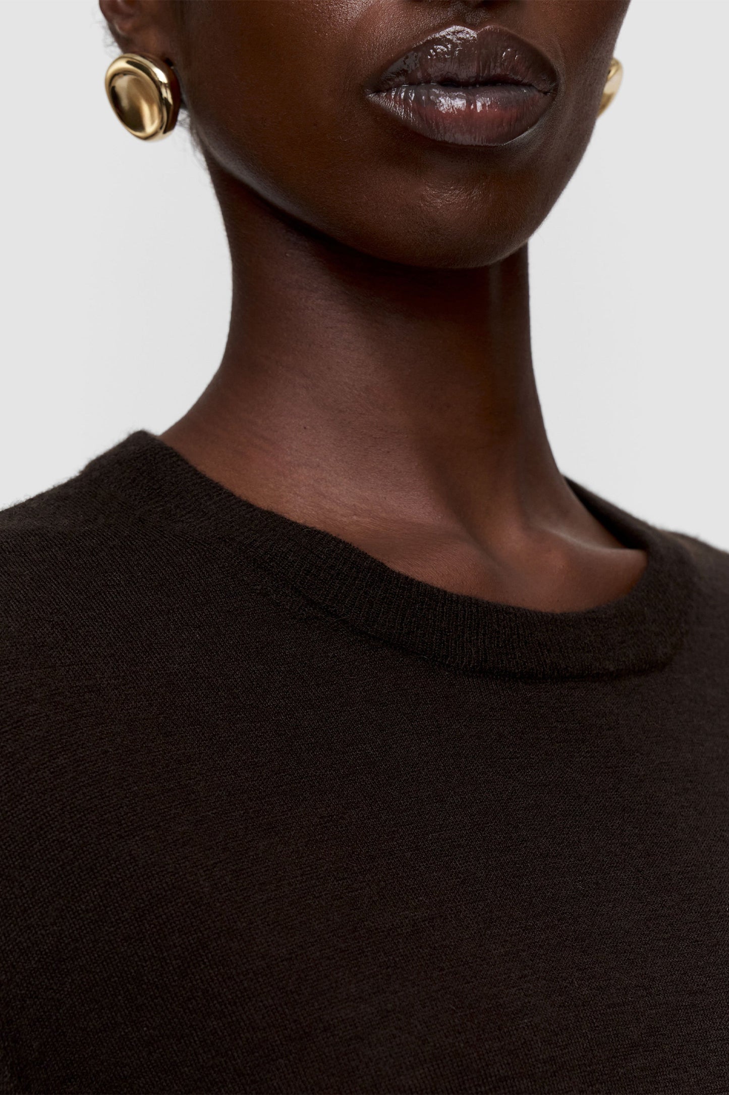 Round Neck L/S Cashair Sweater
