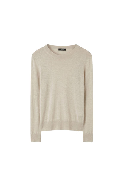 Round Neck L/S Cashair Sweater