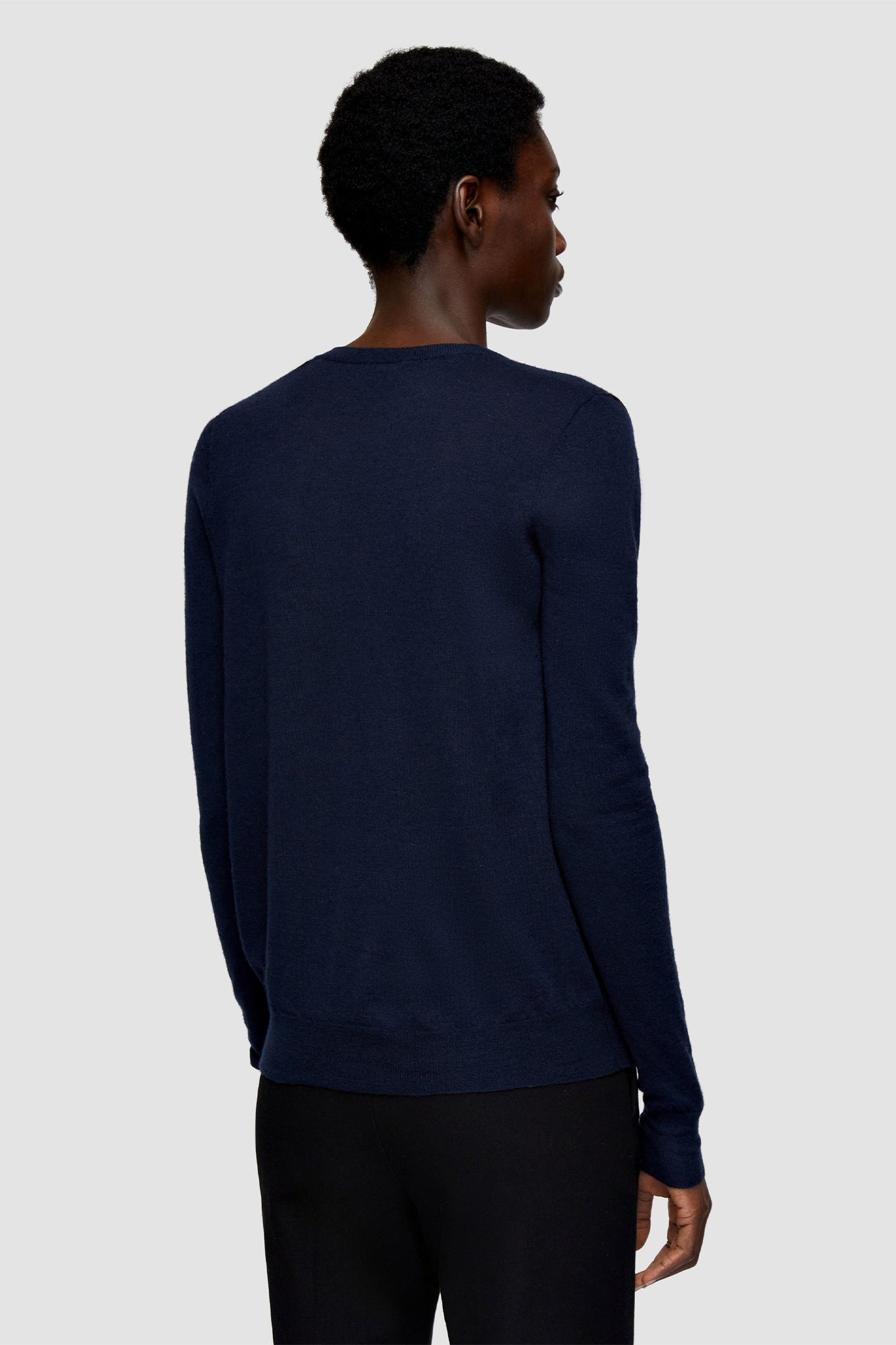 V-Neck L/S Cashair Sweater