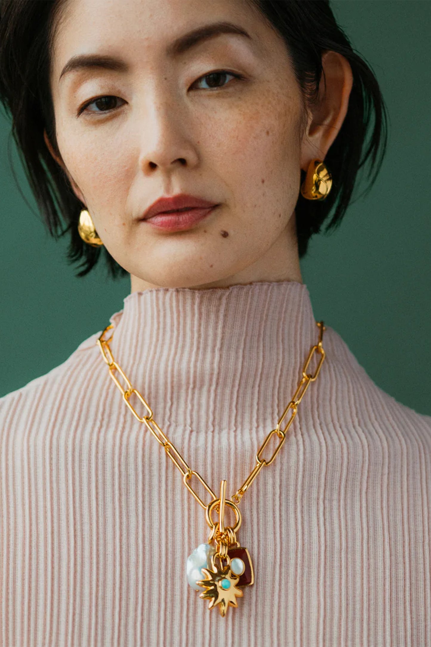 Helios Charm Necklace