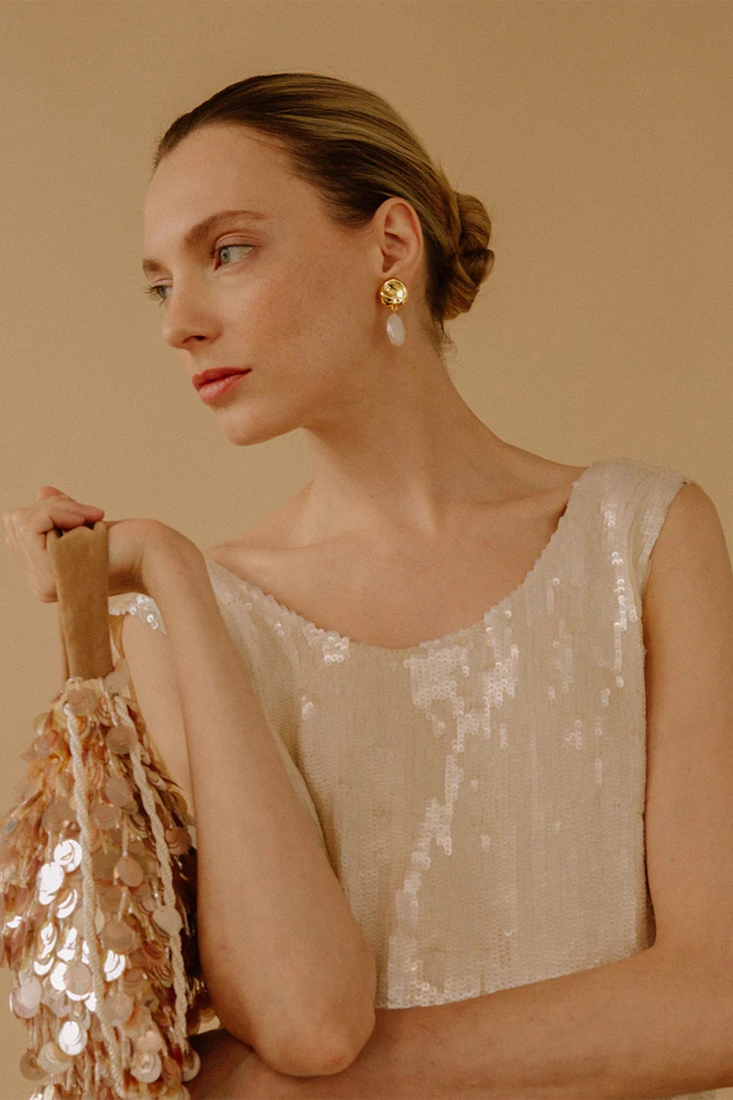Coin Reflection Earrings