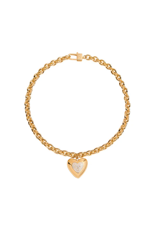 Pave Amor Necklace