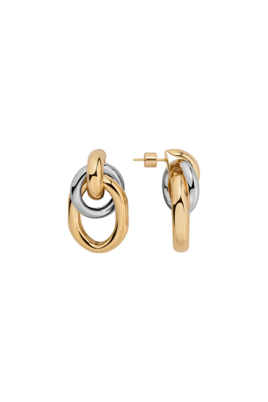 Two Tone Ami Earrings