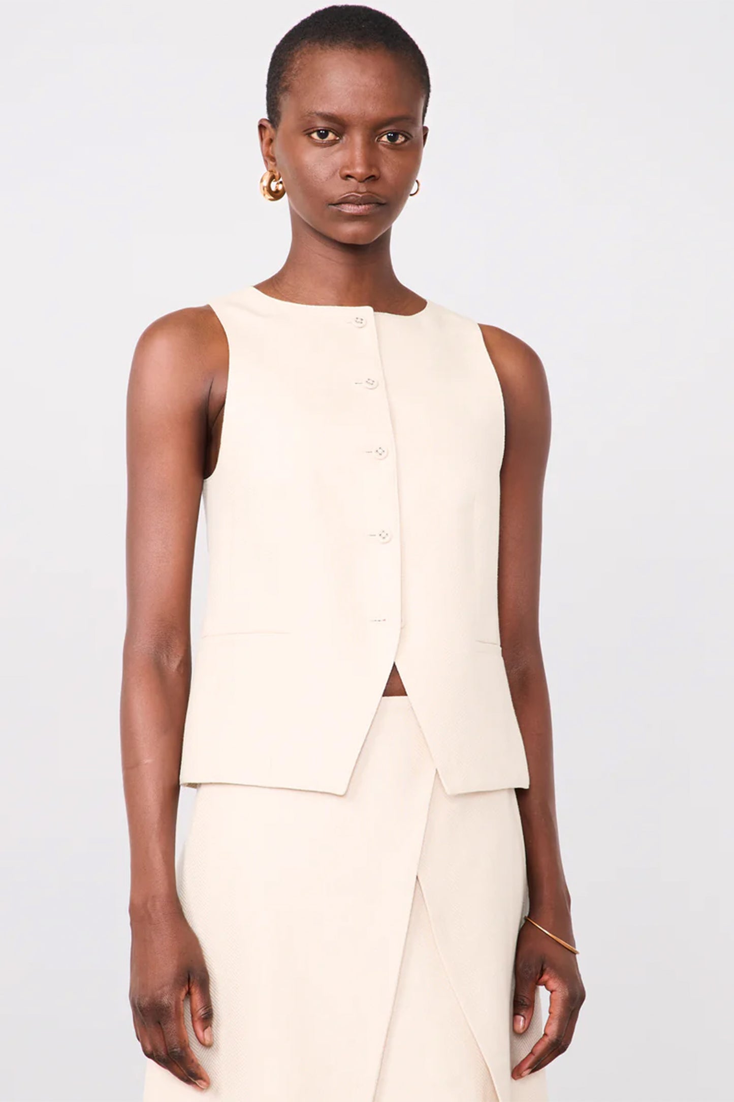 Lane Herringbone Vest
