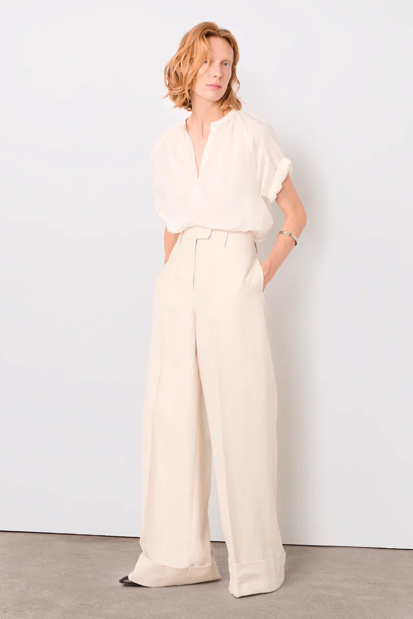 Rosalia Herringbone Pants