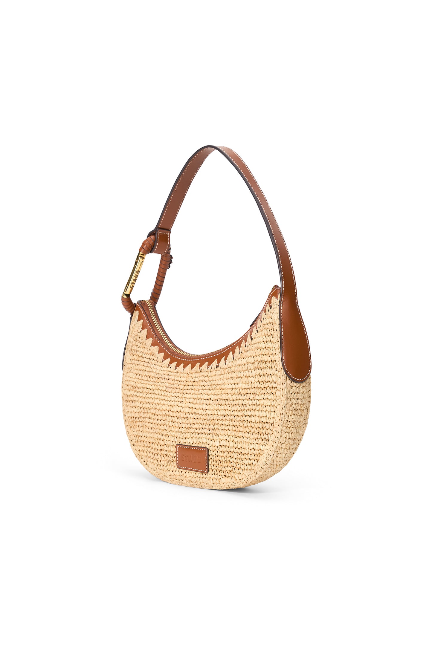 Alden Raffia Shoulder Bag