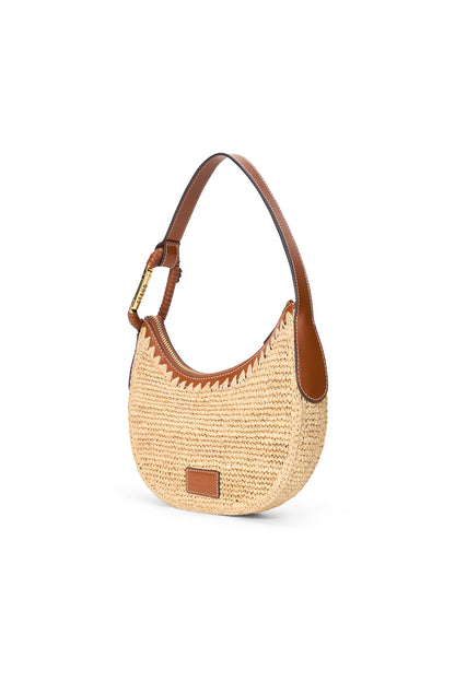 Alden Raffia Shoulder Bag