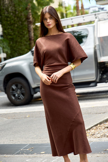 Amelie Linen Dress